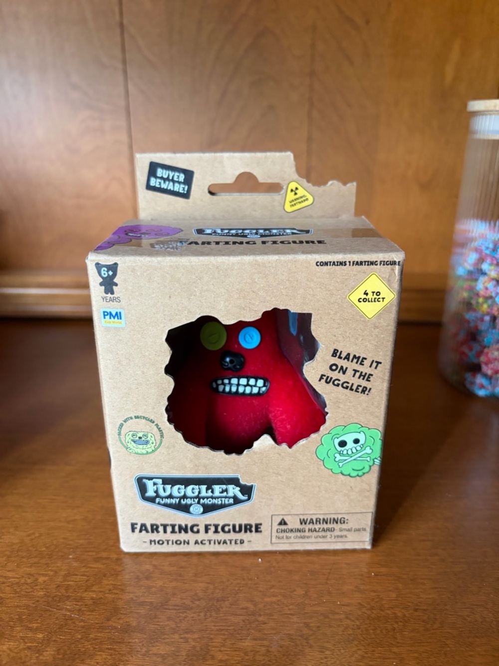 Fuggler Red Farting Figure Kids Action Toy
